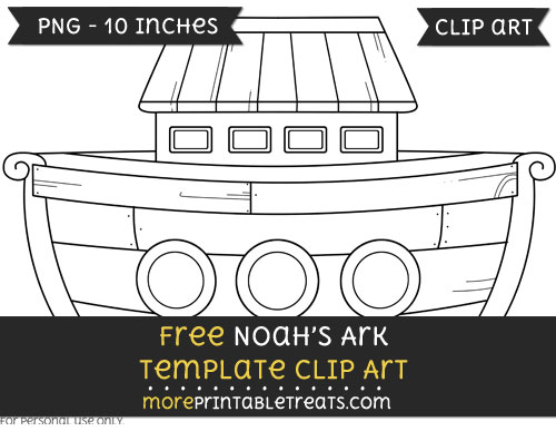 Free Noahs Ark Template - Clipart