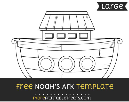 Noahs Ark Template Large