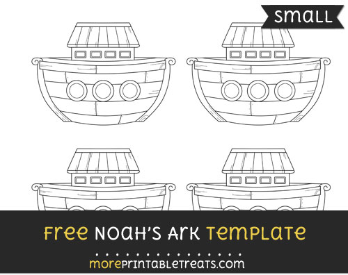 Free Noahs Ark Template - Small