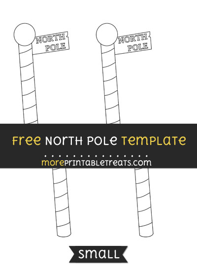 Free North Pole Template - Small