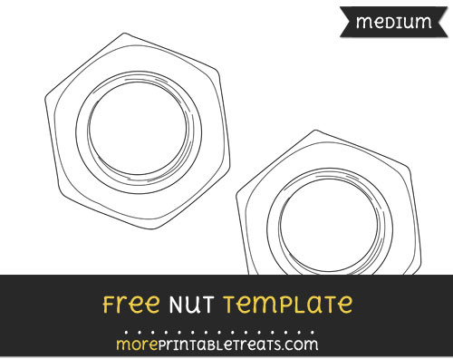 Free Nut Template - Medium