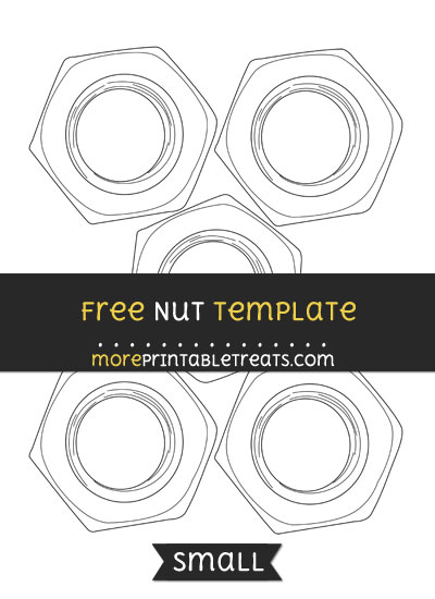 Free Nut Template - Small