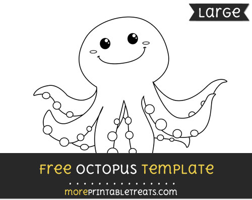 Free Octopus Template - Large