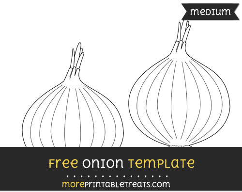 Free Onion Template - Medium
