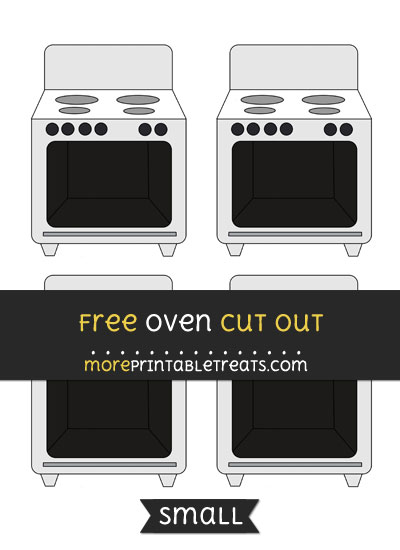 Free Oven Cut Out - Small Size Printable