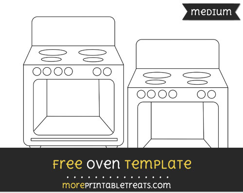 Free Oven Template - Medium