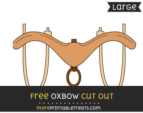 Free Oxbow Cut Out - Large size printable
