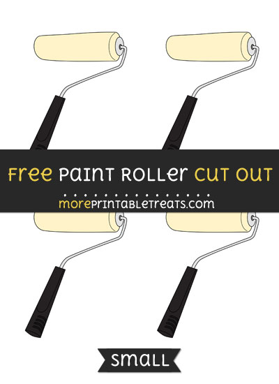 Free Paint Roller Cut Out - Small Size Printable