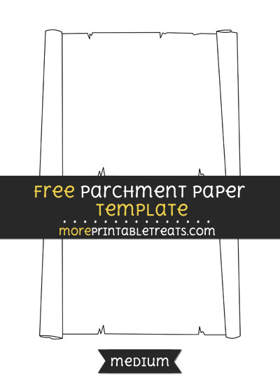 Free Parchment Paper Template - Medium
