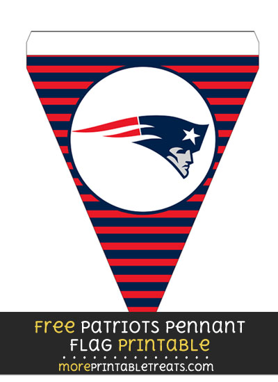 Free New England Patriots Pennant Flag Banner Decoration