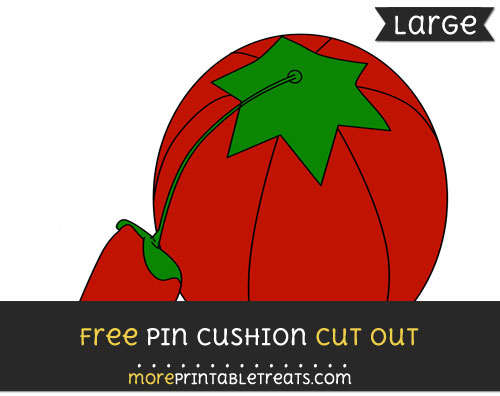 Free Pin Cushion Cut Out - Large size printable