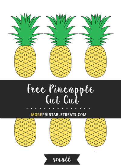 Free Pineapple Cut Out - Small