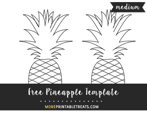 Pineapple Printable Template Printable Templates