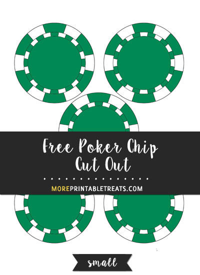 Free Poker Chip Cut Out - Small
