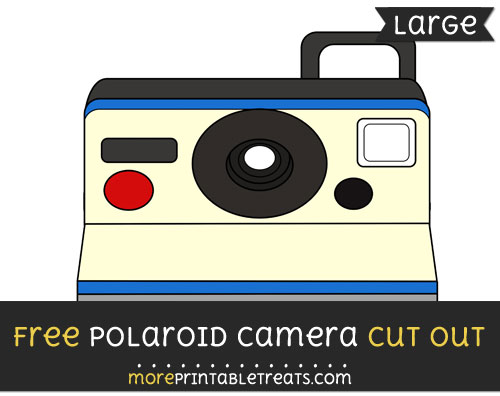 Free Polaroid Camera Cut Out - Large size printable