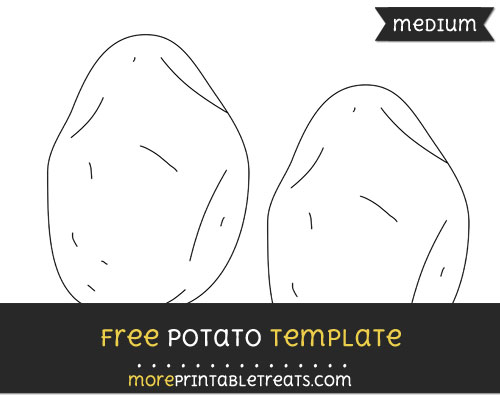 Free Potato Template - Medium