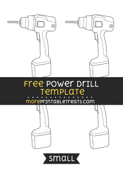 Free Power Drill Template - Small