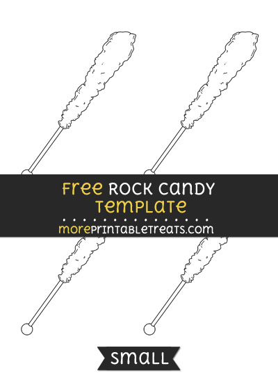 Free Rock Candy Template - Small