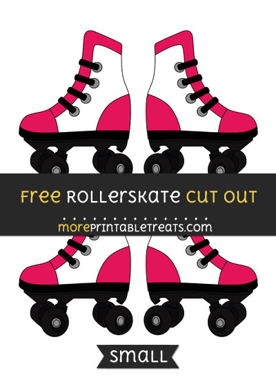 Free Rollerskate Cut Out - Small Size Printable
