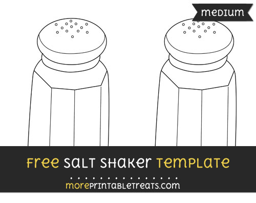 Free Salt Shaker Template - Medium