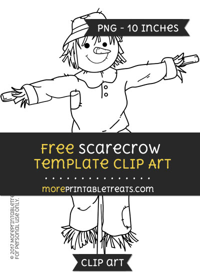 Free Scarecrow Template - Clipart