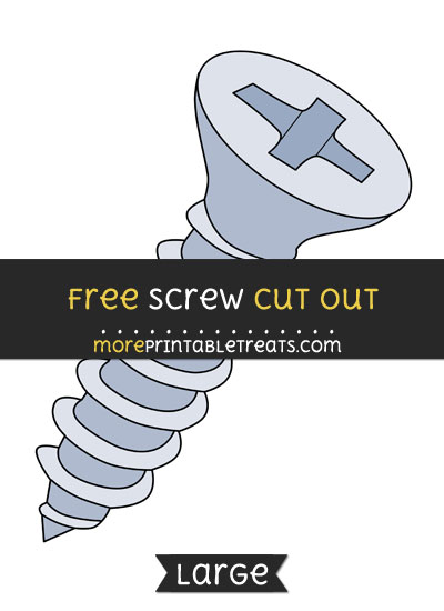 Free Screw Cut Out - Large size printable