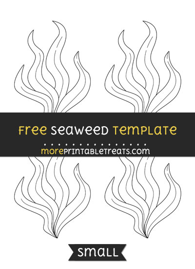 Free Seaweed Template - Small