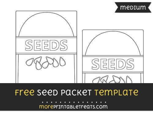 Free Seed Packet Template - Medium