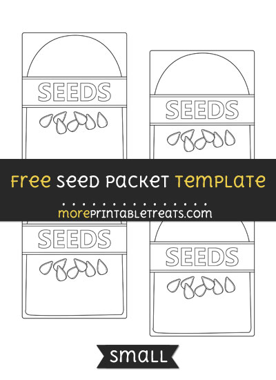 Free Seed Packet Template - Small