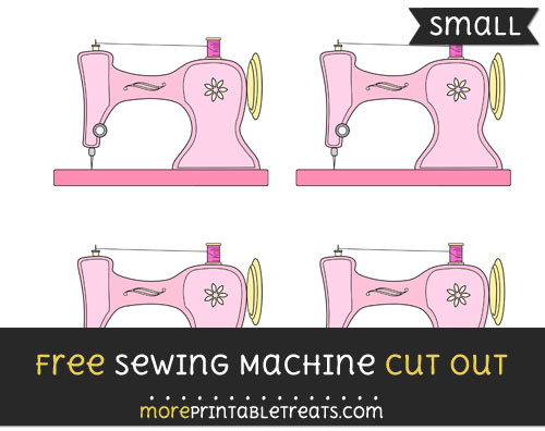 Free Sewing Machine Cut Out - Small Size Printable
