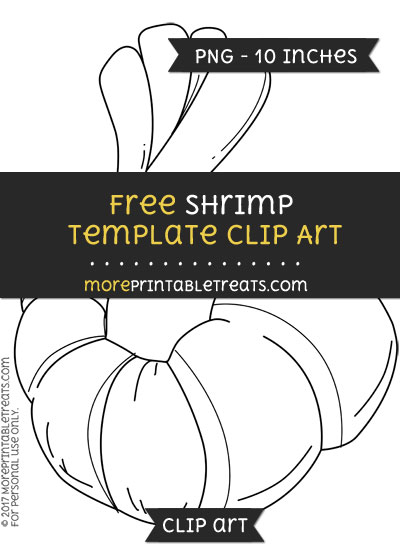 Free Shrimp Template - Clipart