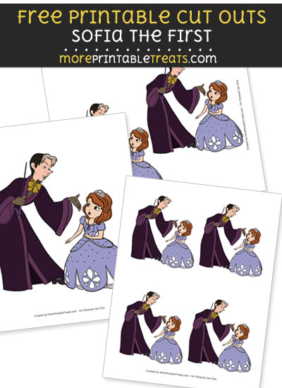 Free Sofia the First and Cedric Cut Outs - Printable - Sofia the First