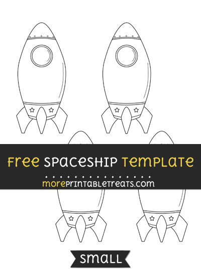Free Spaceship Template - Small