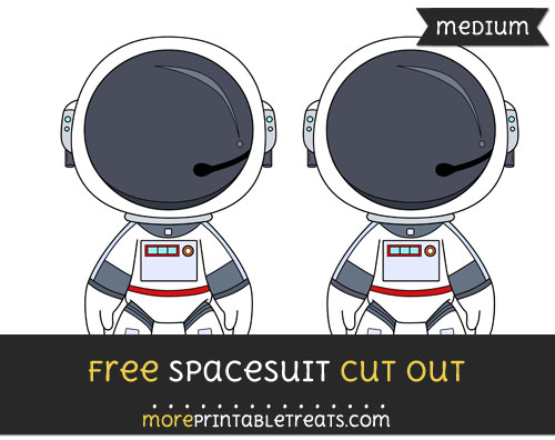 Free Spacesuit Cut Out - Medium Size Printable