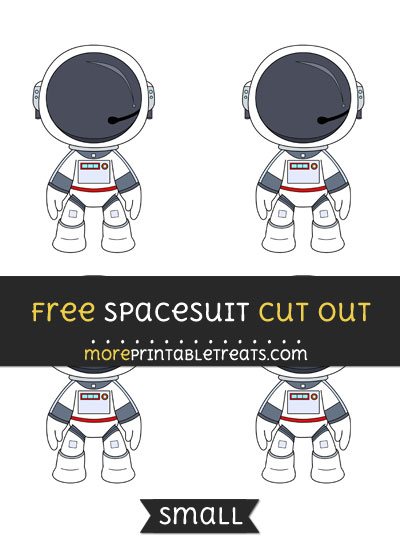 Free Spacesuit Cut Out - Small Size Printable