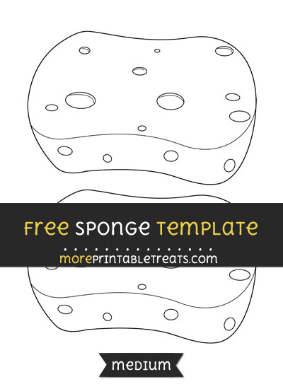 Free Sponge Template - Medium
