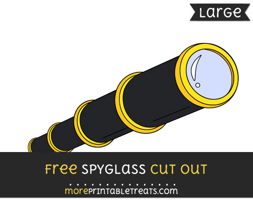 Free Spyglass Cut Out - Large size printable