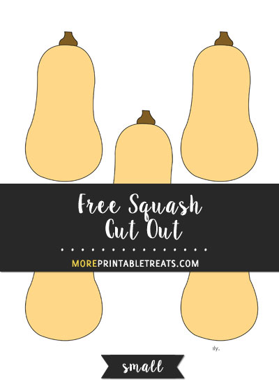 Free Squash Cut Out - Small