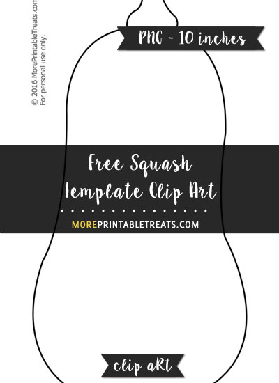Free Squash Template - Clipart
