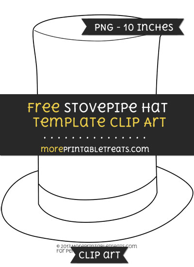 Free Stovepipe Hat Template - Clipart