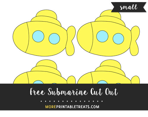 Free Submarine Cut Out - Small