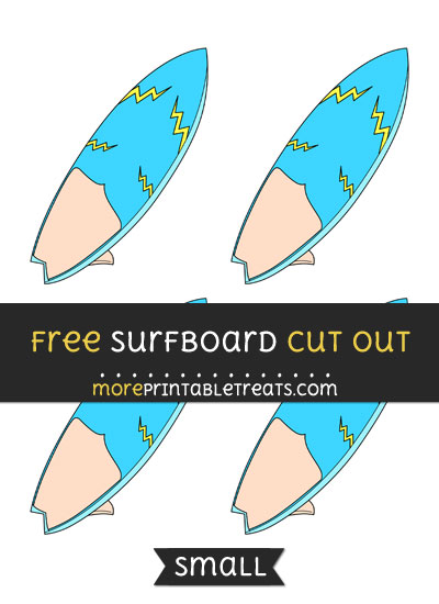 Free Surfboard Cut Out - Small Size Printable