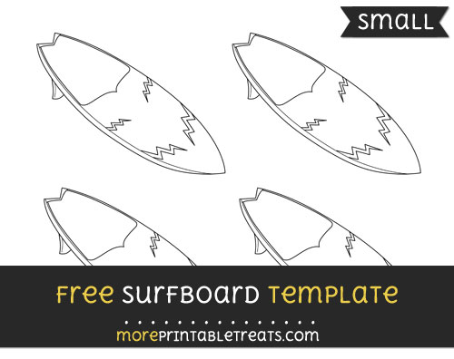 Free Surfboard Template - Small