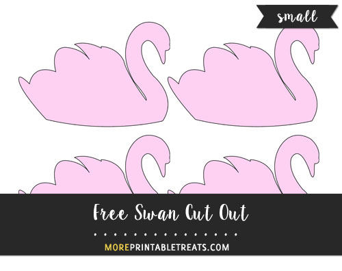Free Swan Cut Out - Small