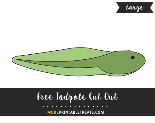 Free Tadpole Cut Out - Large