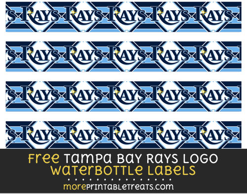 Download Tampa Bay Rays Logo Blue And White Wallpaper