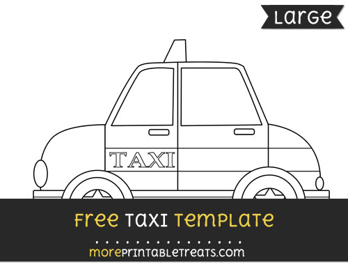 Free Taxi Template - Large