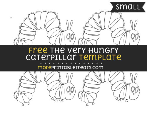 Free The Very Hungry Caterpillar Template - Small