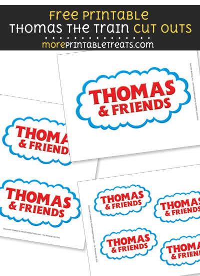 Free Thomas and Friends Logo Cut Outs - Printable - Thomas the Train and Friends