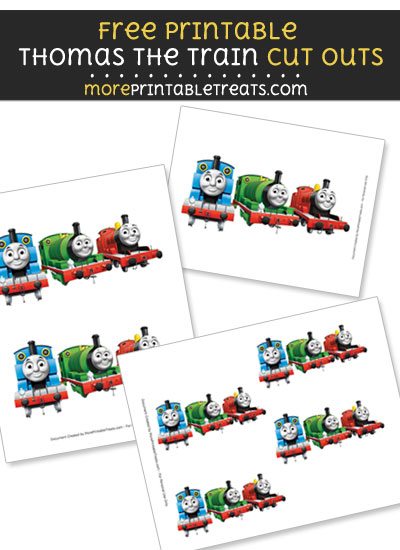 Free Thomas the Train and Friends Cut Outs - Printable - Thomas the Train and Friends
